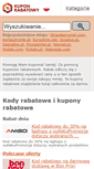 Mobile Screenshot of kuponrabatowy.net