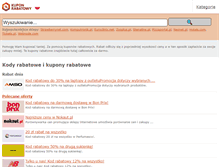 Tablet Screenshot of kuponrabatowy.net